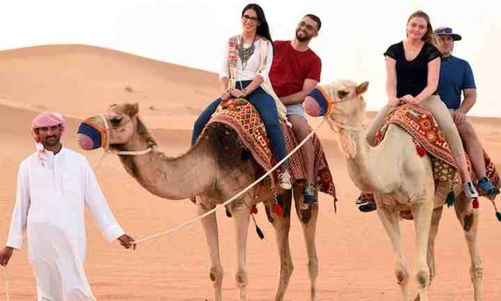camel ride in dubai desert safari
