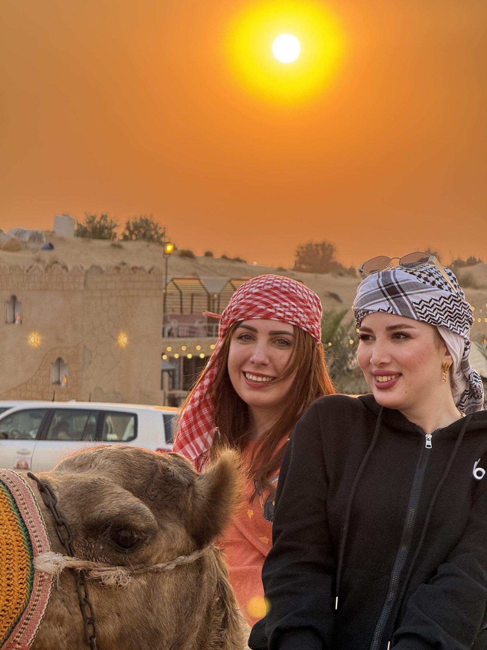 Quad biking across the Lahbab Red Dunes in Dubai