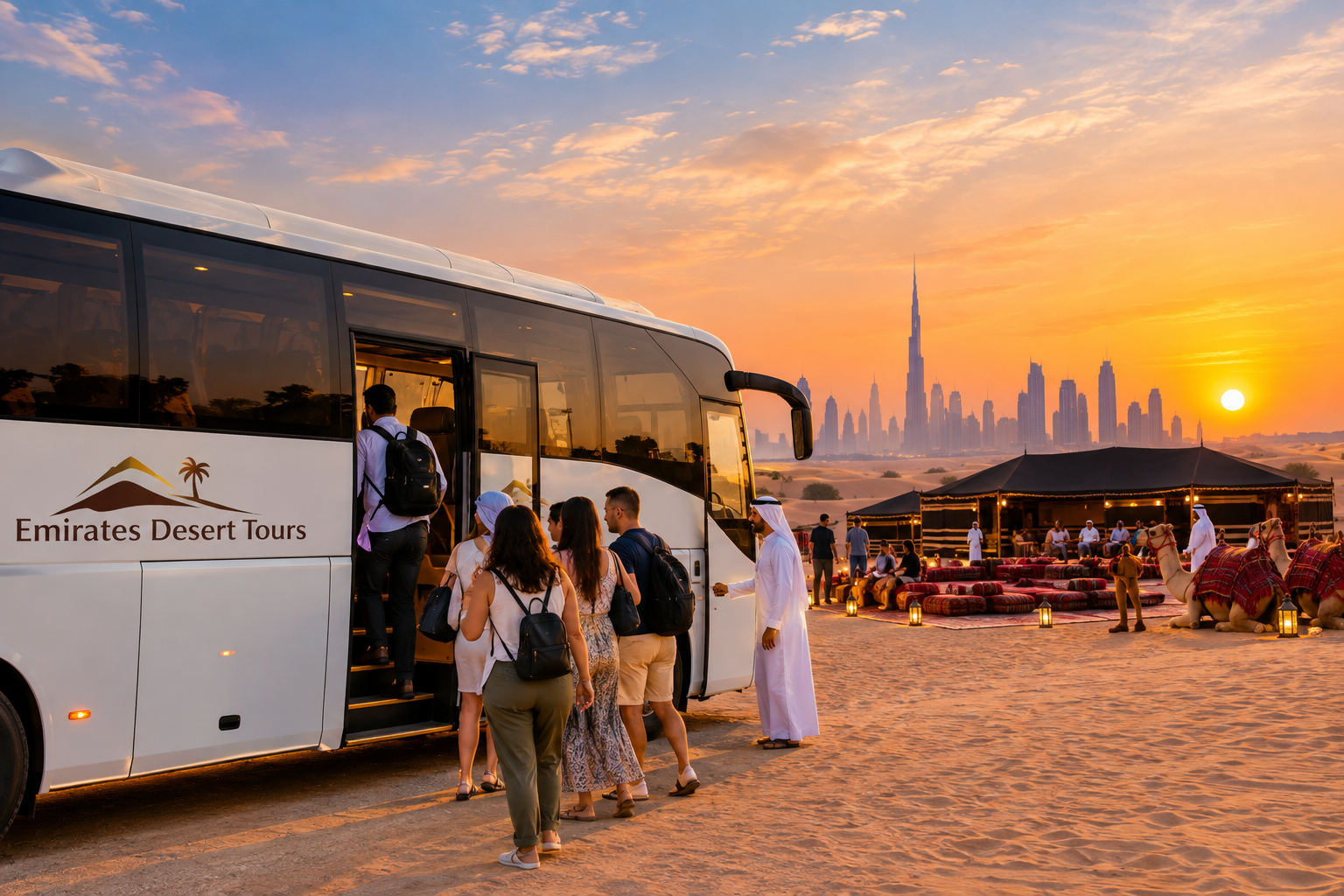 Desert safari Dubai by bus